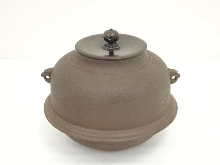 茶道具 釜師 須藤浄義 阿弥陀釜 未使用品 （楽天市場】【中古 