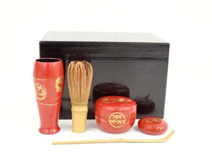 楽天市場】【中古】【ハロウィンセール45%オフ】【茶道具】漆塗茶箱 