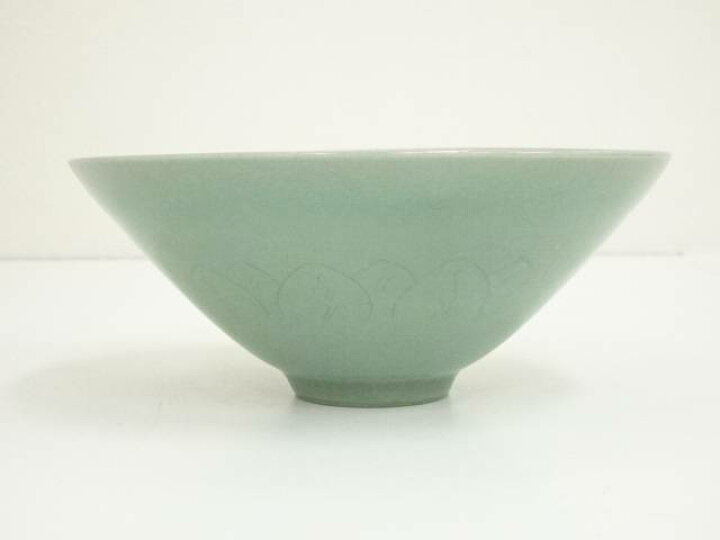 楽天市場】【中古】【茶道具】韓国陶窯 東谷 金正黙造 高麗青磁茶碗 