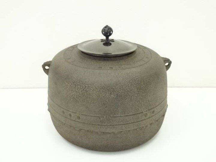 楽天市場】【中古】【茶道具】釜師 菊地政光造 万代屋釜（釜鐶付）（共  