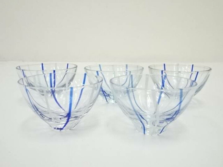 楽天市場】【中古】【ガラス】ガラス製 猪口5客【送料無料 