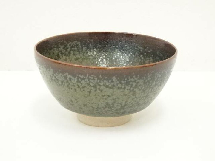 茶道具 加藤泥二造 伊羅保手 数茶碗 十二客 共箱