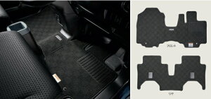 スズキ suzuki 純正 スペーシアベース MK33V 令和4年8月〜 GF XF フロアマット(ジュータン)ノーブル 1台分(フロント・リヤ)セット ブラック 抗菌・防臭・防ダニ加工 75901-56U00-T6Z