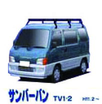 楽天市場】サンバー tv1 ルーフキャリアの通販