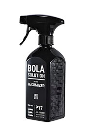 コーティング剤 車 セラミックコーティング 500mlの大容量 ガラスコーティングとカーワックスの効果を1つに BolaSolution P17 洗車 カー用品 洗車用品 (P17(黒))