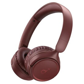 Anker Soundcore H30i (Bluetooth 5.3 ワイヤレス オンイヤーヘッドホン) 最大70時間音楽再生 / 軽量設計/ワイヤレス 有線接続/マルチポイント対応/通話対応 レッド