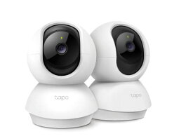 TP-Link 300万画素 ネットワーク Wi-Fiカメラ 2個セット ペットカメラ フルHD 屋内カメラ 夜間撮影 メーカー保証3年 Tapo C210P2