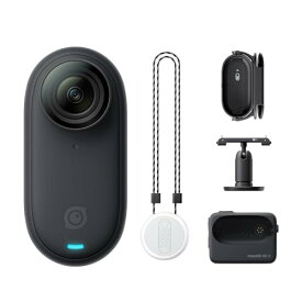 Insta360 GO 3 Vlog カメラ 128GB 小型 軽量 ポータブル アクションカメラ ハンズフリーPOV撮影 どこにでもマウント 手ブレ補正 リモートプレビュー対応 防水 旅行 スポーツ Youtuber Vlogger向き 手持ちカメラ