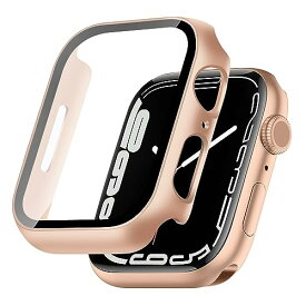 TEMEDO 対応 Apple Watch ケース 49mm 45mm 44mm 41mm 40mm アップルウォッチ カバー PC素材 Apple Watch カバー 全面保護 二重構造 アップルウォッチ ケース ガラスフィルム 一体型 Apple