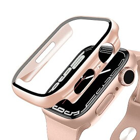 2024改良モデル ANYOI for アップルウォッチSE2/SE/6/5/4 カバー 40mm Apple Watch Series SE2/SE/6/5/4 40mm ケース メッキ加工 Apple Watch カバー ガラスフィルム 一体型