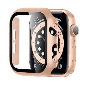 2枚 BELIYO Apple Watch ケース 40mm 対応 アップルウォッチ カバー 一体型 Apple Watch カバー 全面保護 二重構造 アップルウォッチ ケース PC素材 日本旭硝子材 キズ防止 軽量 強化ガラス Apple Wat