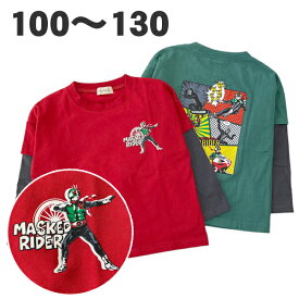 【100cmのみ】仮面ライダー 長袖 Tシャツ FUNOFANO 子供 服 男児 男の子 キッズ 100 110 120 テレビ キャラクター グッズ【3点までメール便可】