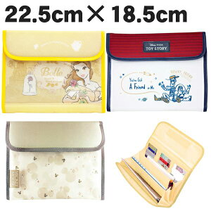 ディズニー マルチケース 母子手帳 ケース ベル トイストーリー ミッキー ジャバラ ワンタッチテープ カード ファスナー ポケット 診察券 ベビー バッグ キャラクター