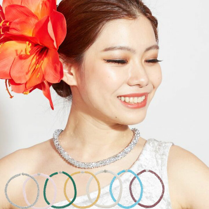 楽天市場】グラスビーズ ネックレス マグネット Maunaloa マウナロア  