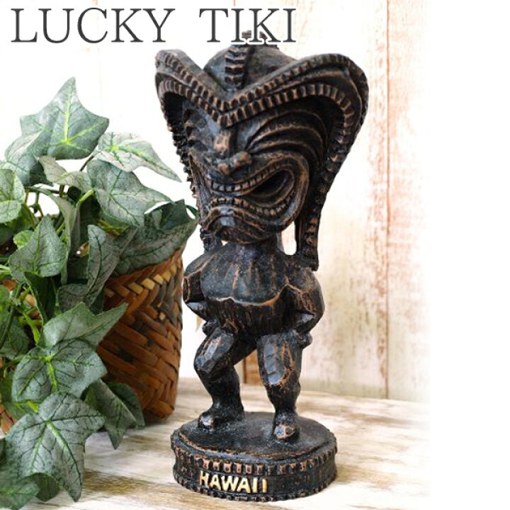 楽天市場】アンシエント ティキ 約18cm TIKI ハワイ 神 幸運 幸福 長寿 