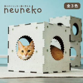 キャットボックス キャットハウス ペットハウス 猫ボックス 猫箱 猫ハウス おもちゃ 運動不足 ストレス解消 室内 多頭飼い 遊び 玩具 かわいい おしゃれ インテリア 組み立て式 お手入れ簡単 日本製【neuneko BOX1個】