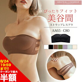 【選べる3点購入で半額1,790円】【到着後レビューを書いて半額クーポン】ストラップレスブラ 落ちない ずれない 紐なしブラ ノンワイヤーブラ チューブトップ ブラ ストラップレス ブラジャー 肩紐なし ズレない