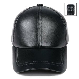 羊革 野球帽 ワークキャップ 本革 レザー LEATHER キャスケット 帽子 メンズ レザー帽子 メンズキャップ 防寒 暖かい 春秋冬 ゴルフ