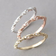 指輪 リング ラインストーン キラキラ レディース アクセサリー 華奢 シンプル おしゃれ きれいめ 上品 …