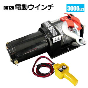 dEC` Rt DC12V ő匡3000LBS(1360kg) グ@