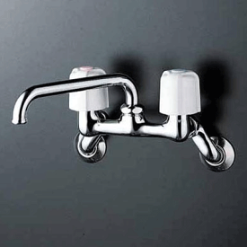 【15時注文まで当日出荷】KVK 壁付2ハンドル混合水栓 KM14N2