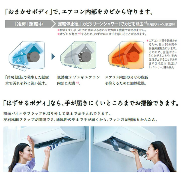 楽天市場】三菱 霧ヶ峰 10畳用 MSZ-GV2824 (W) 2024モデル 冷房8～12畳  