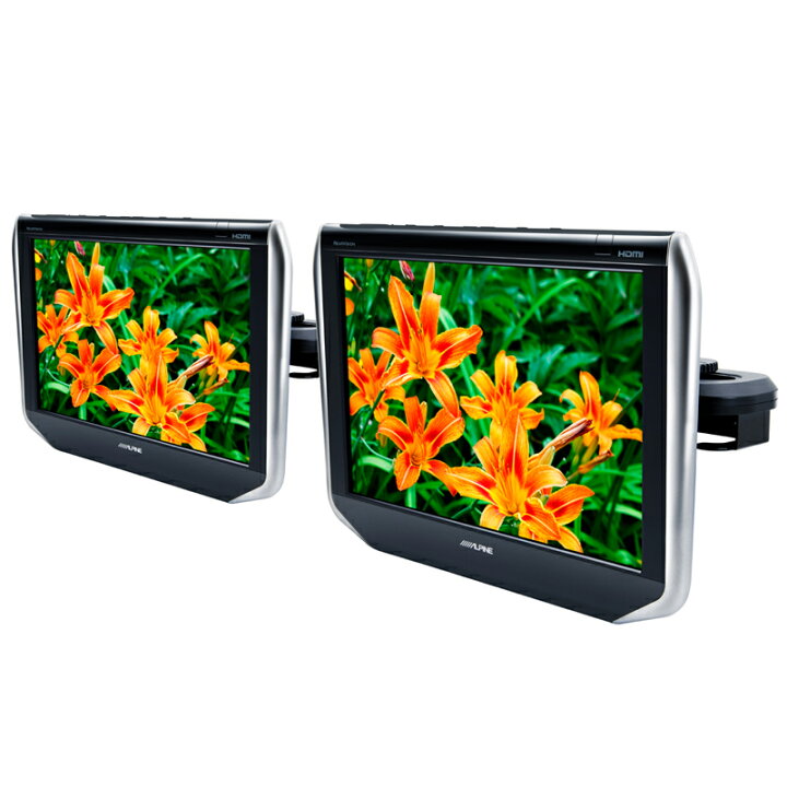 楽天市場 アルパイン Alpine リアモニター ヘッドレストモニター 後席モニター 10 1型 10 1インチ 車載モニター カーモニター シートバック 2台パック 新品 Sxh10st ニューズ タイヤ ホイールズ