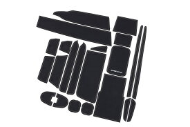 アルパインスタイル ALPINE STYLE ラバーマット ハイエース(200系)インテリア 車 ドアポケットマット ドリンクホルダー 滑り止めシート ブラック