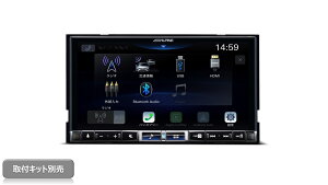 アルパイン ALPINE ディスプレイオーディオ 7インチ 7型 HDMI スマホ iPhone Android 後付け 音楽 おすすめ youtube ユーチューブ 車 ハイレゾ対応 DA7Z