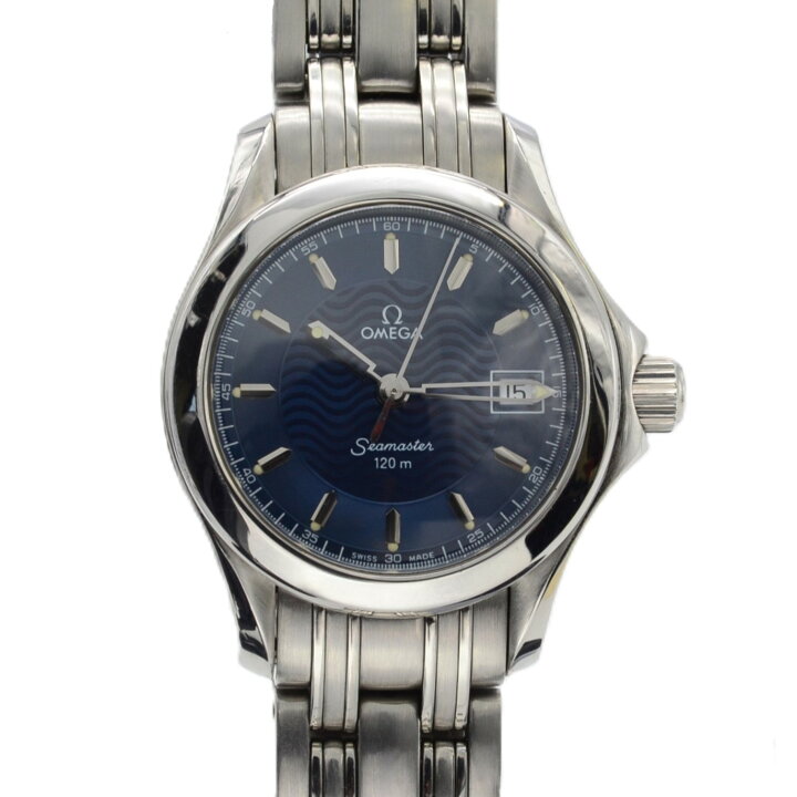 楽天市場】OMEGA オメガ シーマスター120 26ミリ SS クォーツ ネイビー  