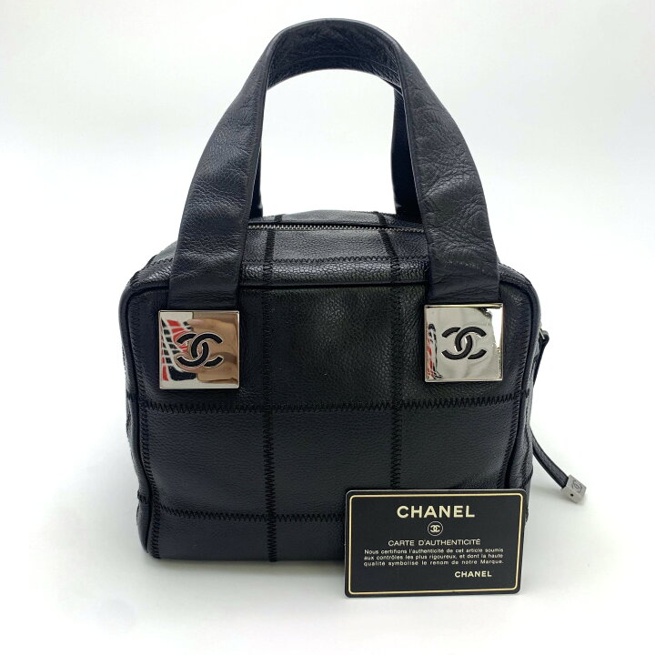 楽天市場】CHANEL シャネル チョコバー ミニボストンバッグ ソフト  