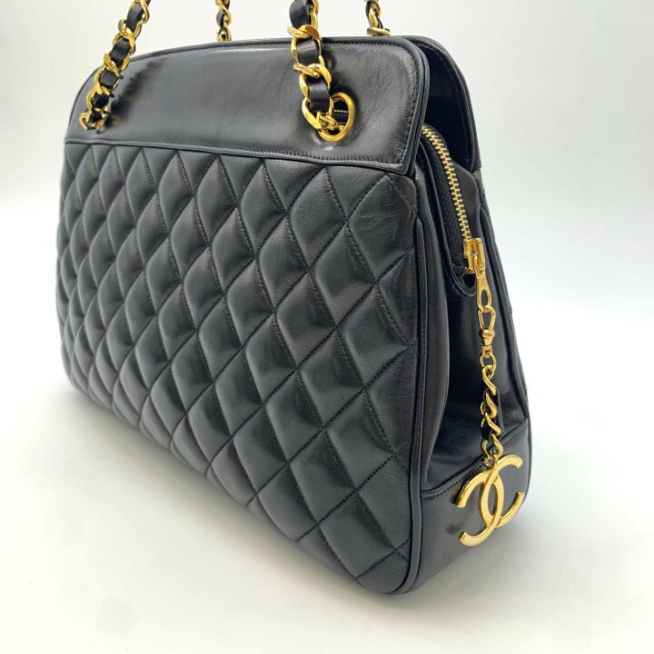 楽天市場】CHANEL シャネル ラムスキン 1番台 マトラッセチェーン 