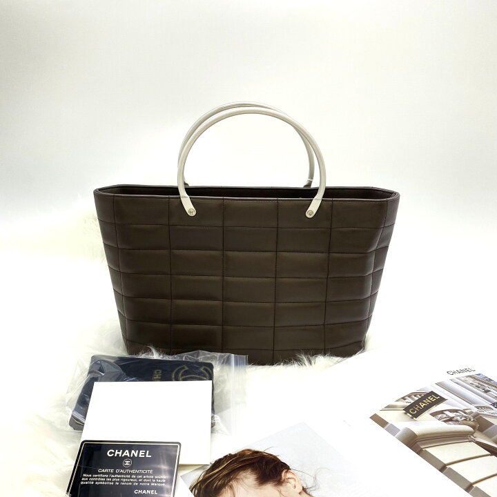 楽天市場】CHANEL シャネル チョコバー 5番台 ハンドバッグ メタル 