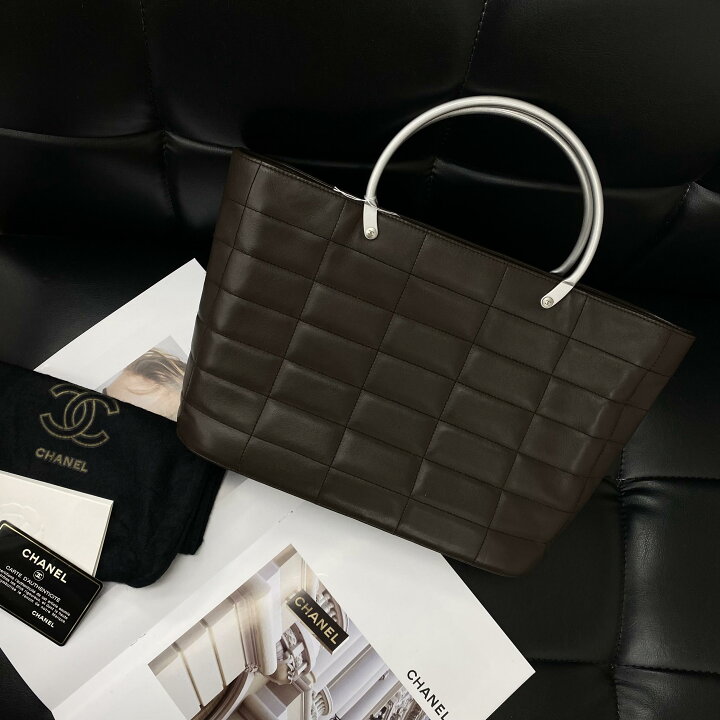 楽天市場】CHANEL シャネル チョコバー 5番台 ハンドバッグ メタル 
