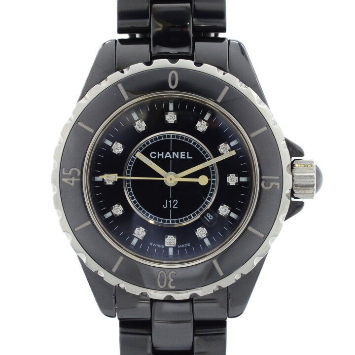楽天市場】CHANEL シャネル J12 H1625 12Pダイヤモンド 33ミリ 