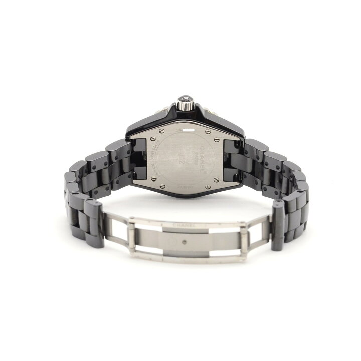 楽天市場】CHANEL シャネル J12 H2130 クォーツ 12P エメラルド QZ 33 