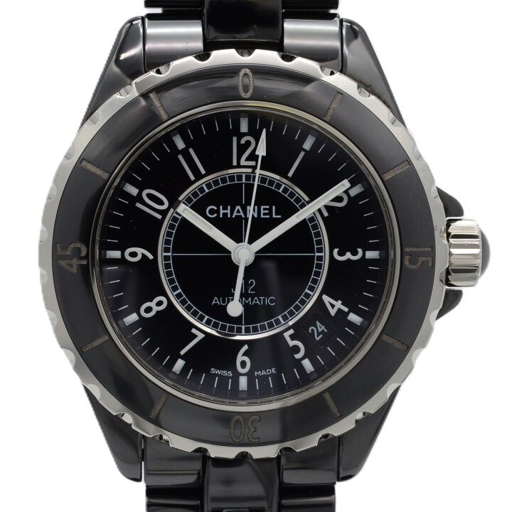 楽天市場】CHANEL シャネル J12 H0685 38ミリ AT/自動巻 ブラック文字  