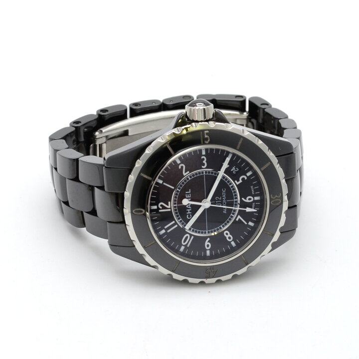 楽天市場】CHANEL シャネル J12 H0685 38ミリ AT/自動巻 ブラック文字  