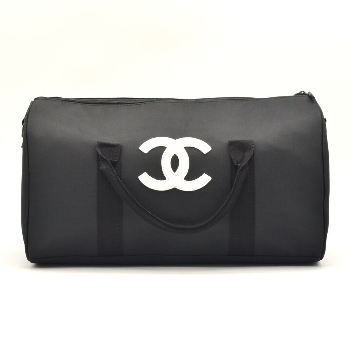 楽天市場】シャネル【CHANEL】ボストンバッグ ノベルティ ブラック  