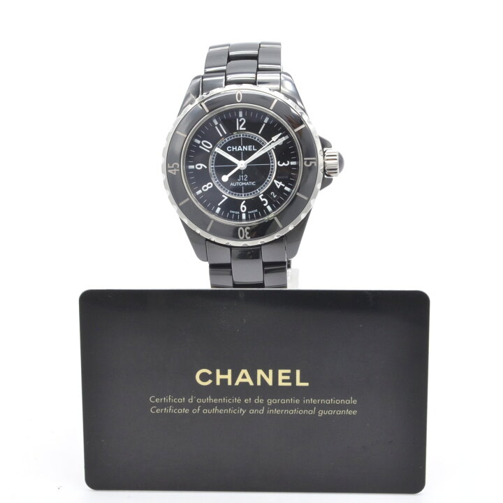 楽天市場】【送料無料】【3ヶ月保証】CHANEL シャネル J12 H0685 38 