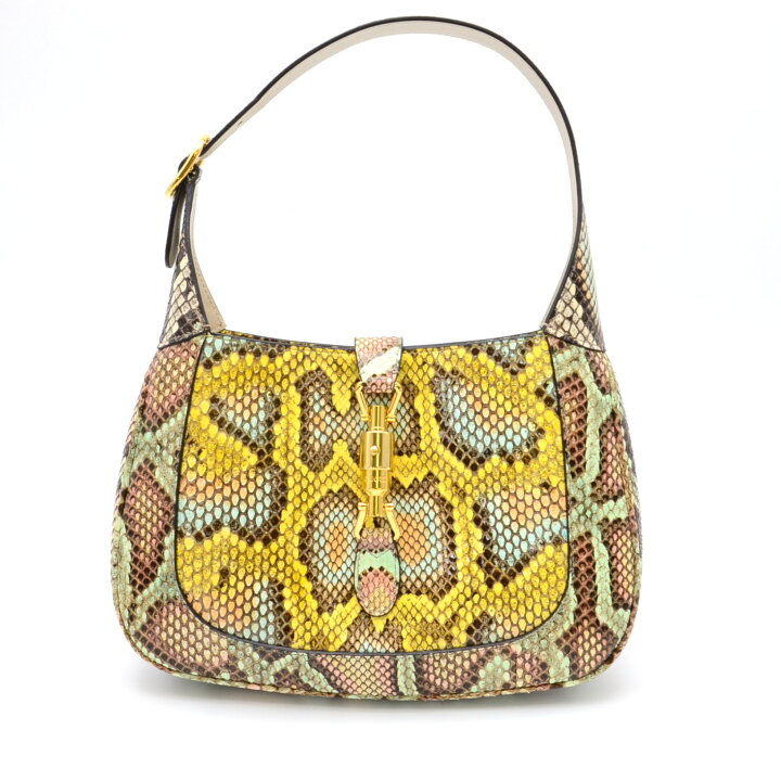 楽天市場】GUCCI グッチ ジャッキー 1961 パイソン 636709 肩掛け 