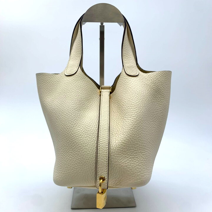 楽天市場】【中古】HERMES エルメス ピコタンロック18PM ホワイト  