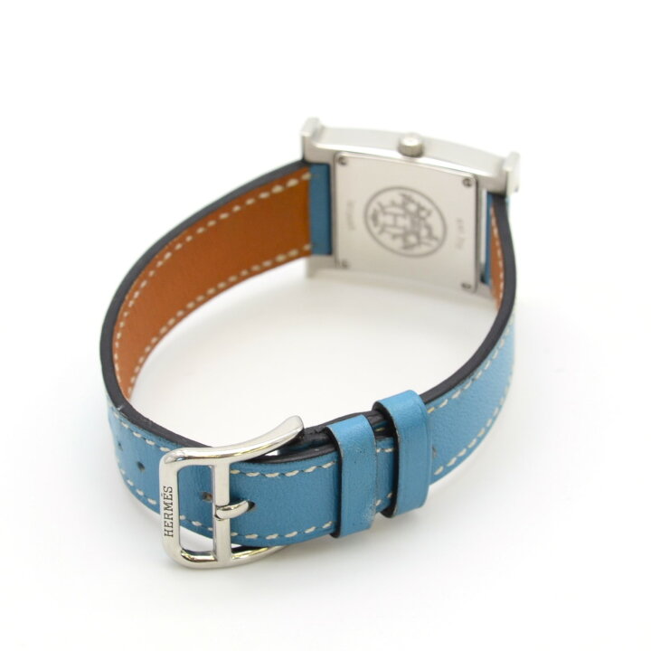 楽天市場】HERMES エルメス Hウォッチ HH1.210 クォーツ QZ SS×革 