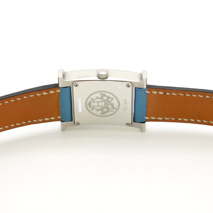 楽天市場】HERMES エルメス Hウォッチ HH1.210 クォーツ QZ SS×革 