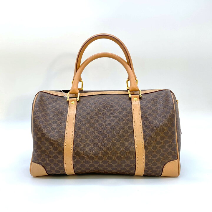 楽天市場】CELINE セリーヌ マカダム柄 M14 ボストン ボストンバッグ 
