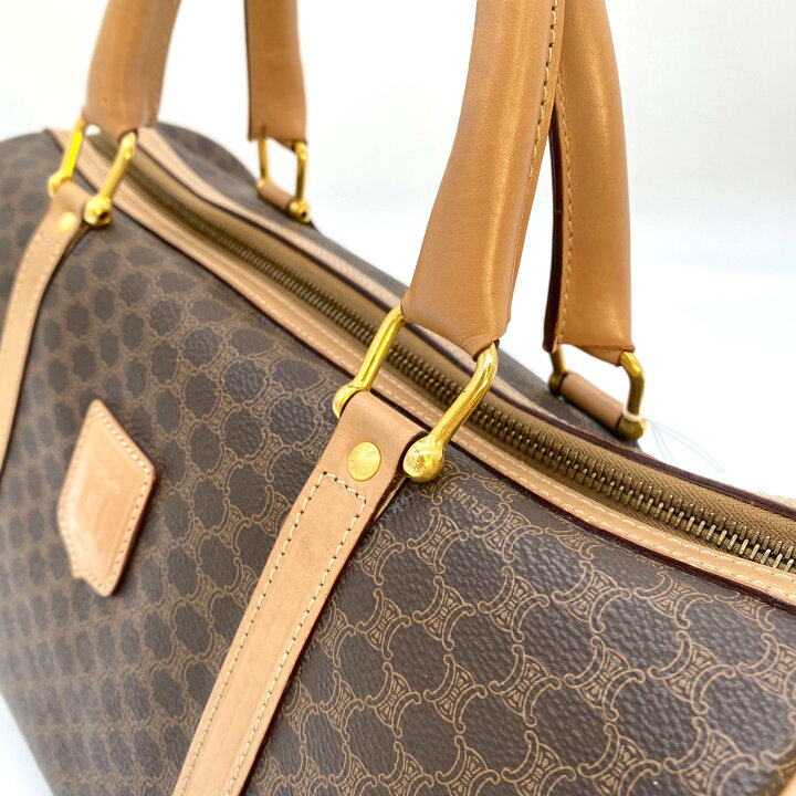 楽天市場】CELINE セリーヌ マカダム柄 M14 ボストン ボストンバッグ 