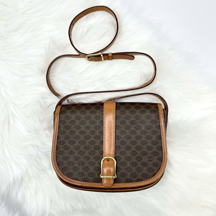 楽天市場】CELINE セリーヌ マカダム ショルダーバッグ レディース 