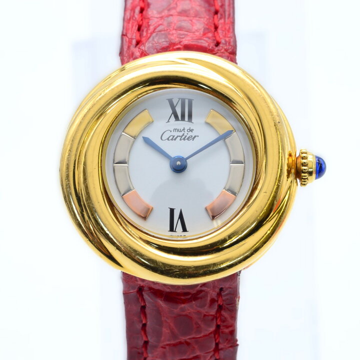 楽天市場】CARTIER カルティエ マストトリニティ W1010744 GP/革  
