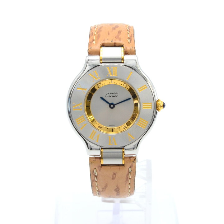 楽天市場】CARTIER カルティエ 1330 マスト21 ヴァンティアン クォーツ 