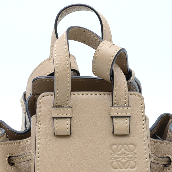 楽天市場】LOEWE ロエベ ハンモック ドローストリングミニ レザー 2WAY 